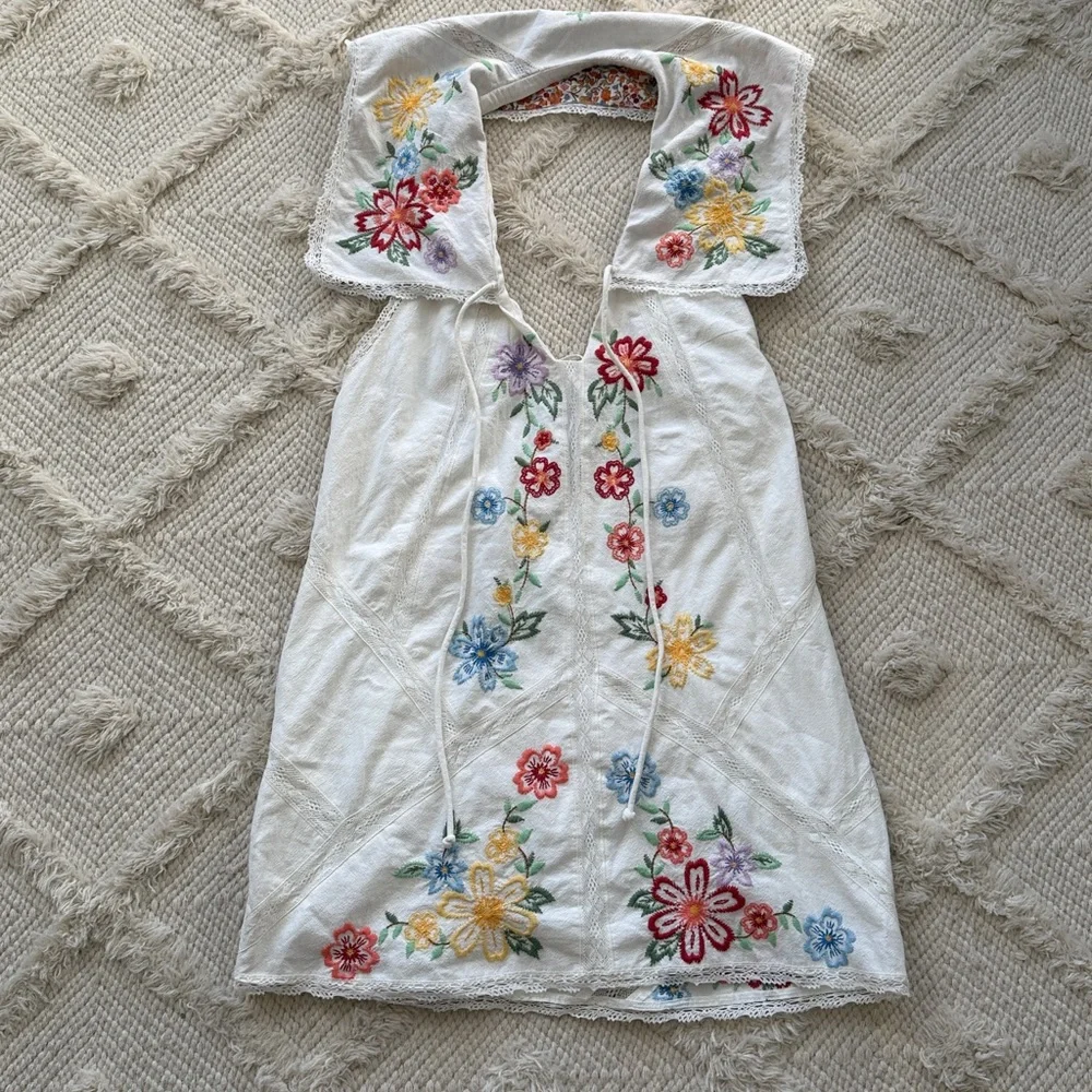 Free People Willow Embroidered Mini Dress - Picture 4 of 7